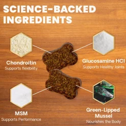 Ultimate Strength Healthy Hip & Joint Chews for Dogs Bacon Flavor