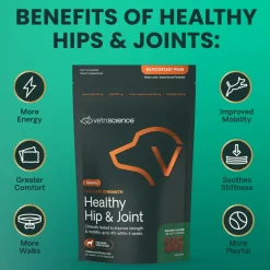 Ultimate Strength Healthy Hip & Joint Chews for Dogs Bacon Flavor