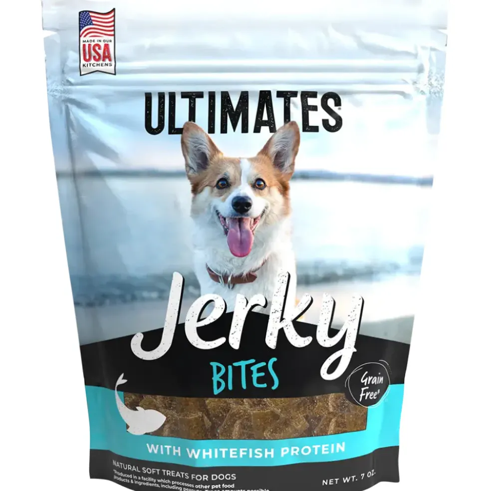 Ultimates Whitefish Jerky Bites Dog Treats (7 oz)