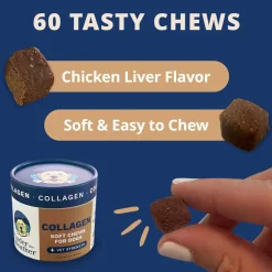 Under the Weather Collagen Soft Chews for Dogs, 60 chews