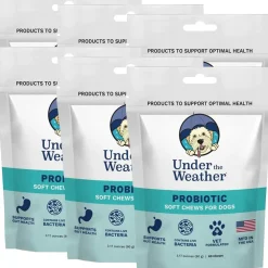 Under the Weather Probiotic Soft Chews for Dogs, 60 chews