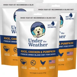 Under the Weather Rice, Chicken & Pumpkin Freeze Dried Bland Diet for Dogs, 6-oz