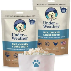 Under the Weather Rice, Chicken & Bone Broth Freeze Dried Bland Diet for Dogs, 6-oz