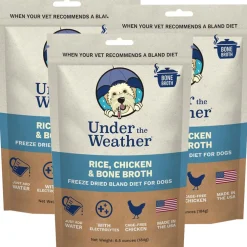 Under the Weather Rice, Chicken & Bone Broth Freeze Dried Bland Diet for Dogs, 6-oz