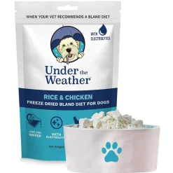 Under the Weather Rice & Chicken Freeze Dried Bland Diet for Dogs, 6-oz