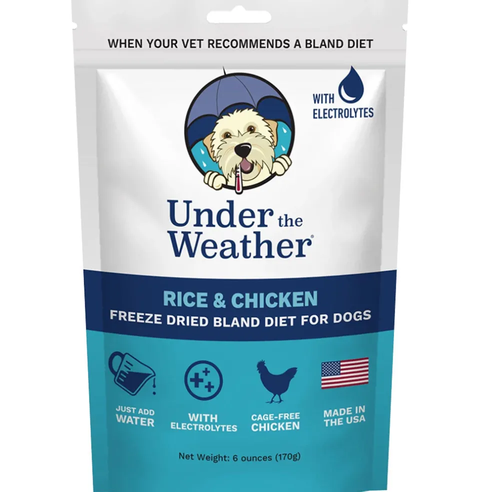 Under the Weather Rice & Chicken Freeze Dried Bland Diet for Dogs, 6-oz