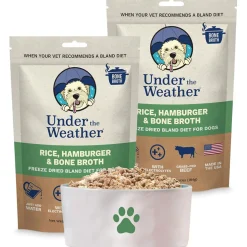 Under the Weather Rice, Hamburger & Bone Broth Freeze Dried Bland Diet for Dogs, 6-oz