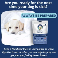 Under the Weather Rice, Turkey & Sweet Potato Freeze Dried Bland Diet for Dogs, 6-oz