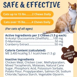 Under the Weather Urinary Soft Chews for Cats, 60 count