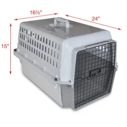 Van Ness Calm Carrier Max for Pets Up to 35 lbs, Grey