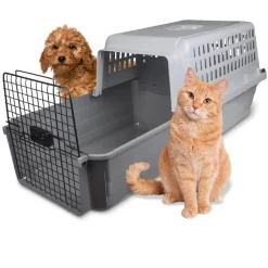 Van Ness Calm Carrier Max for Pets Up to 35 lbs, Grey