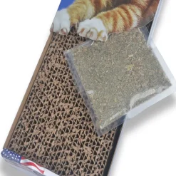 Van Ness Cat Scratcher Pad Toy with Catnip, Single