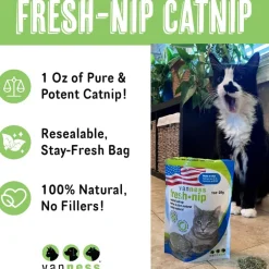 Van Ness Fresh-Nip Organic Catnip For Cats (1 oz)