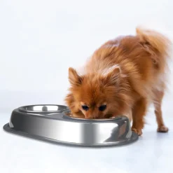 Van Ness Plastics Heavyweight Stainless Steel Double Dish