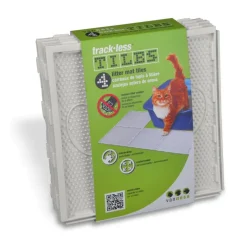 Van Ness Track-less Litter Mat Tiles For Cats (4 tiles)
