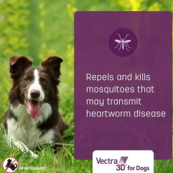 Vectra 3D Flea and Tick Spot Treatment for Dogs & Puppies, 5-10 lbs