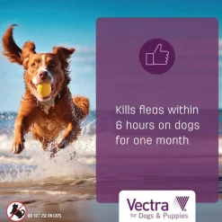 Vectra Flea and Tick Spot Treatment for Small Dogs & Puppies, 11-20 lbs