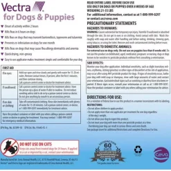Vectra Flea and Tick Spot Treatment for Medium Dogs & Puppies, 21-55 lbs