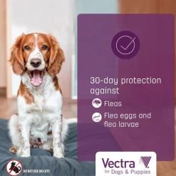 Vectra Flea and Tick Spot Treatment for Medium Dogs & Puppies, 21-55 lbs