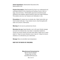 Vet Basics ChlorConazole Ear Flush for Dogs & Cats