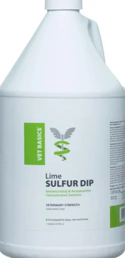 Vet Basics Lime Sulfur Dip for Dogs, cats & Horses, Gallon