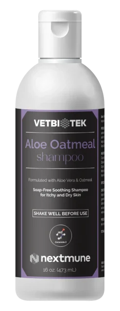 VetBiotek Aloe & Oatmeal Soothing Soap-Free Shampoo For Pets