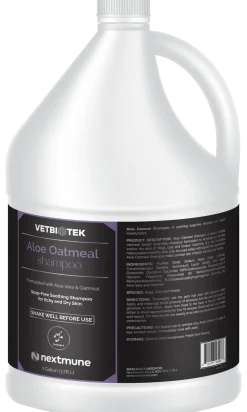 VetBiotek Aloe & Oatmeal Soothing Soap-Free Shampoo For Pets