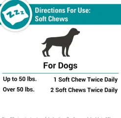 Vet Classics Anxiety & Stress Soft Chews for Dogs (120 count)