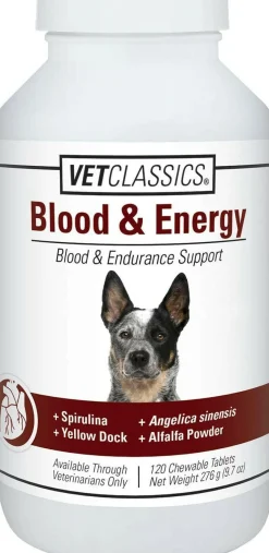 Vet Classics Blood & Energy for Dogs (120 Chew Tabs)