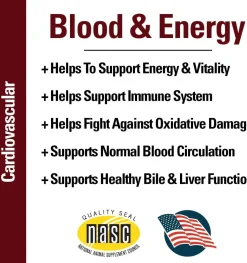 Vet Classics Blood & Energy for Dogs (120 Chew Tabs)