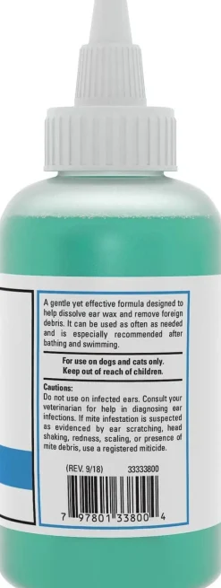 Vet Classics Ear Wash with Tea Tree Oil for Dogs & Cats (4 oz)