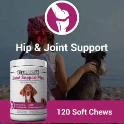 Vet Classics Joint Support Plus for Dogs (120 Soft Chews)