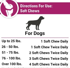 Vet Classics Joint Support Plus for Dogs (120 Soft Chews)