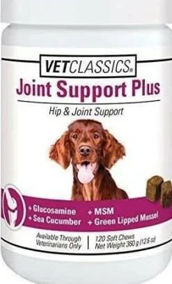 Vet Classics Joint Support Plus for Dogs (120 Soft Chews)