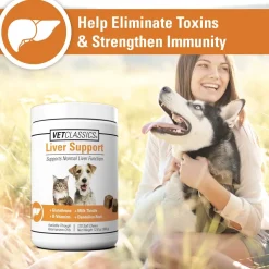 Vet Classics Liver Support Soft Chews for Dogs & Cats