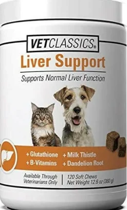 Vet Classics Liver Support Soft Chews for Dogs & Cats