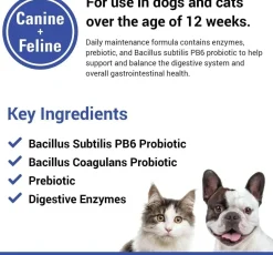 Vet Classics Protegrity EZ Probiotics & Enzymes Powder for Dogs & Cats