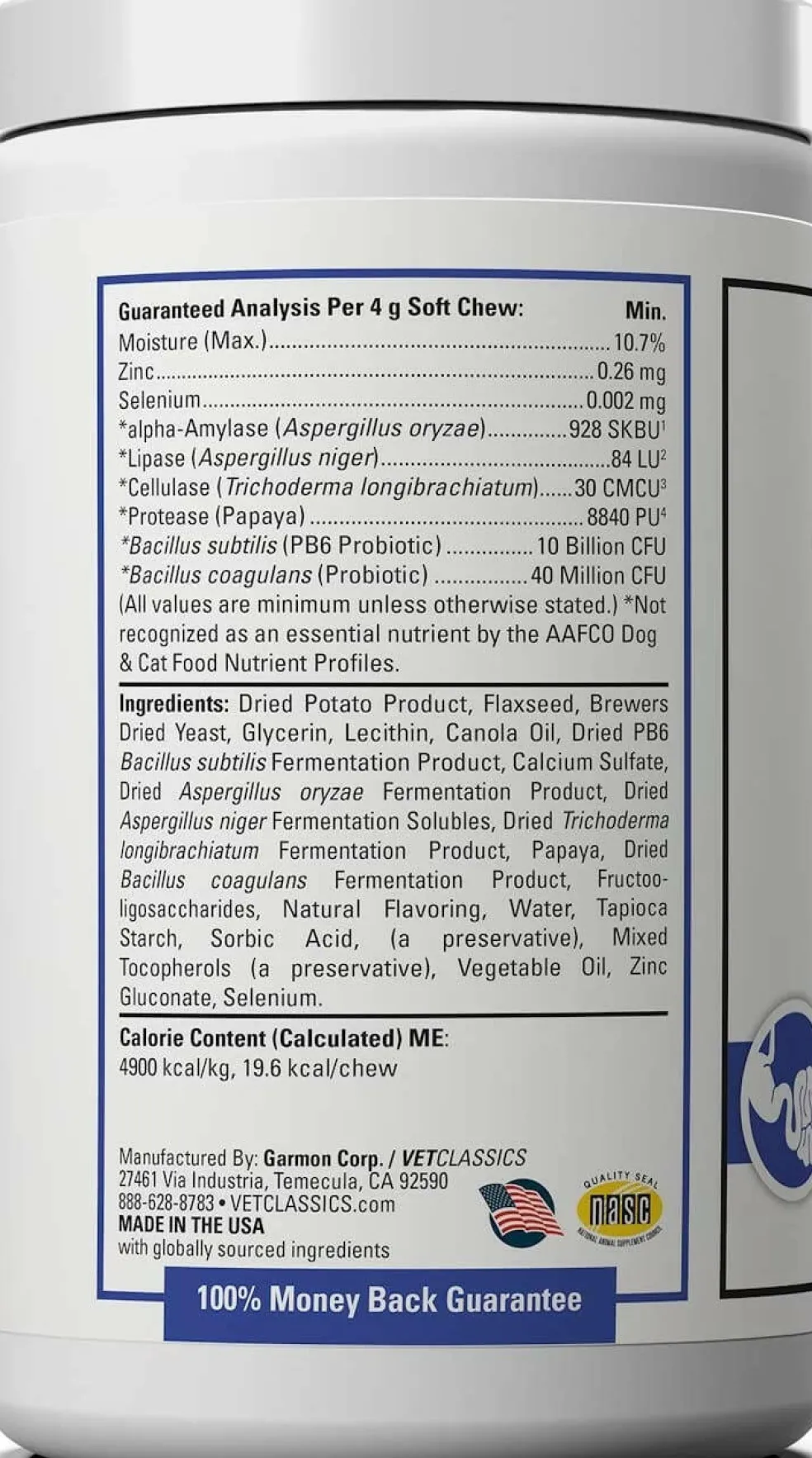 Vet Classics Protegrity GI Probiotic Chews (45 Soft Chews)