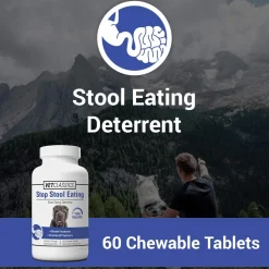 Vet Classics Stop Stool Eating for Dogs (60 Chew Tabs)