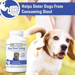Vet Classics Stop Stool Eating for Dogs (60 Chew Tabs)