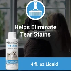 Vet Classics Tear Stain Topical Liquid for Dogs & Cats (4 oz)