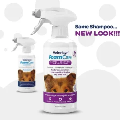 Vetericyn FoamCare Shampoo & Conditioner for Dogs with Thick Coats (16 oz)
