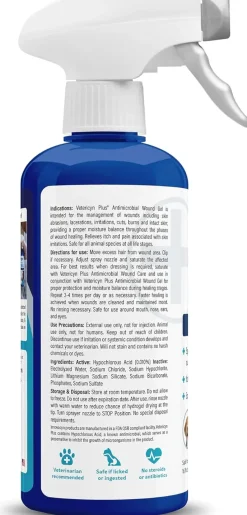 Vetericyn Plus Antimicrobial Wound & Skin Hydrogel Spray For Pets