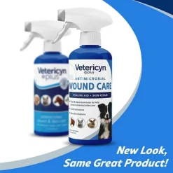 Vetericyn Plus Antimicrobial Wound & Skin Care Spray for Dogs, Cats, Horses & Small Animals
