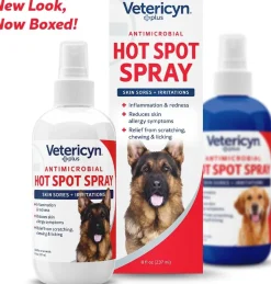 Vetericyn Plus Antimicrobial Hot Spot Spray For Dogs & Cats (8 oz)