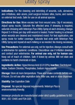 Vetericyn Plus Antimicrobial Utility Spray for Pets (16 oz)