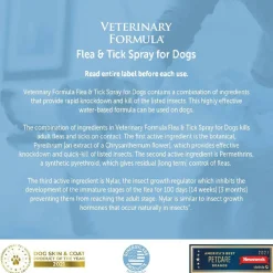 Veterinary Formula Clinical Care Flea & Tick Spray for Dogs (8 oz)