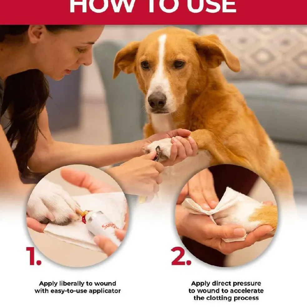 Veterinary Formula Clinical Care Fast Acting Super Clot Gel For Dogs & Cats (1 oz)