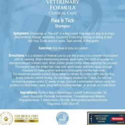 Veterinary Formula Clinical Care Flea & Tick Shampoo For Dogs & Cats (16 oz)