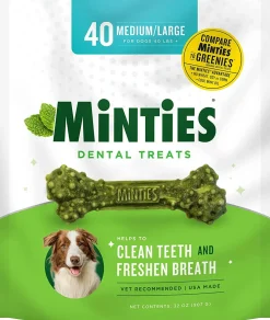 VetIQ Minties Dental Treats for Medium & Large Dogs